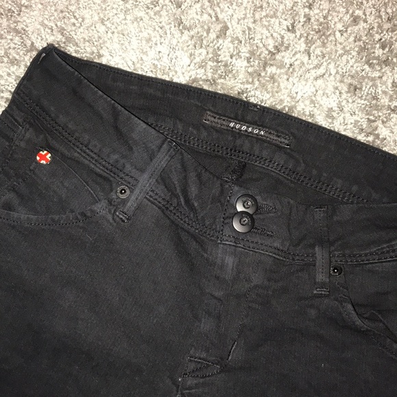 Black Hudson straight leg jeans - Picture 2 of 4